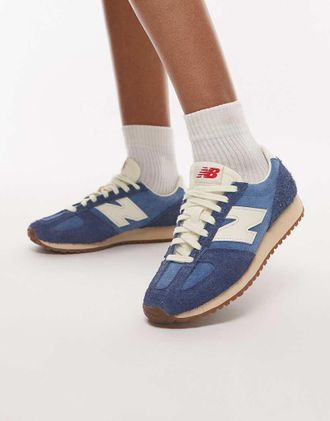 New Balance 471 - Sneakers unisex blu con suola in gomma
