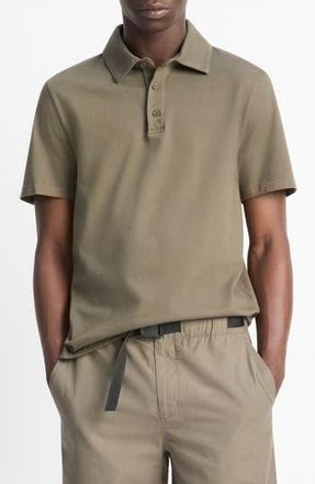 Vince Regular Fit Garment Dyed Cotton Polo in Washed Dome at Nordstrom Rack, Size Medium