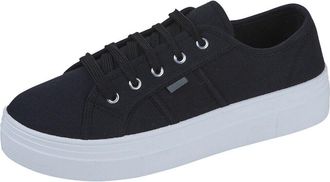 Sergio Rossi Ladies Platform Canvas Trainers Womens LACE UP Pumps Chunky Flatform Sneakers Shoes Navy Blue UK 4