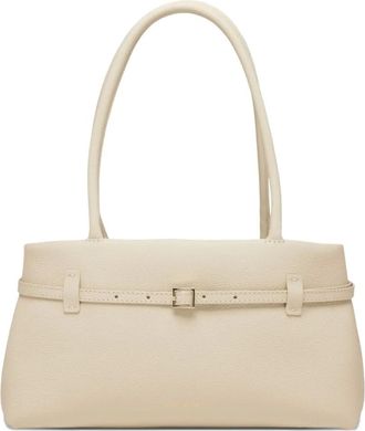 Manu Atelier Le Cambon East West buckle-detail shoulder bag - women - CALFSKIN - OS - Neutrals