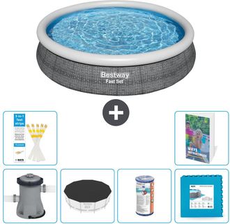 Bestway Piscina Bestway Fast Set Redonda - 366x76 Cm - 7-piezas S254