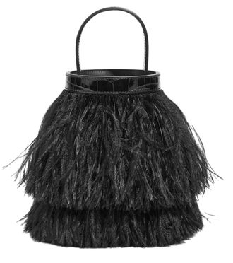 Herm&egrave;s Alligator Toupet Folie Mississippiensis Plumes Autruche