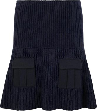 Iceberg Maglione Gonna - - Skirts - Donna - Blu - S