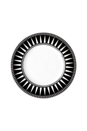 Caskata Marrakech Rimmed Dinner Plate - Porcelain - Set 4 in Black at Nordstrom