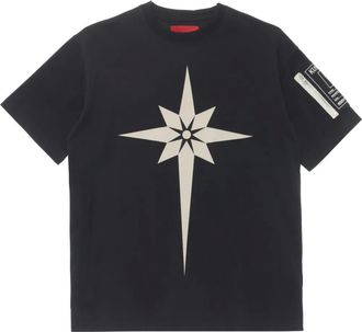 Kusikohc T-shirt con stampa grafica - Nero