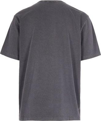 Carhartt Work in Progress Mens T-Shirt Torion Pocket Black Black-Grind Washed Organic Cotton T-Shirts Black/grind And Polos