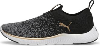 Puma Scarpe da corsa tramate SOFTRIDE Remi slip-on da donna, Scarpe, Nero, 35.5