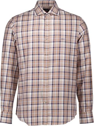 Paul & Shark Casual Overhemd - Heren - Casual Overhemden - Bruin - 2XL - Katoen - Overhemden