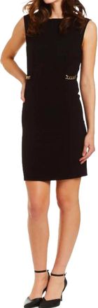 Drew Ruby Side Chain Dress In Black