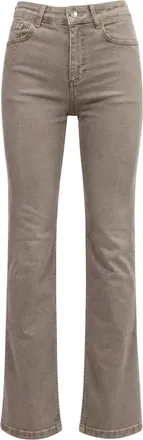 Liu Jo Jeans, Dames, Beige, W27, Katoen, Regular Fit Broek