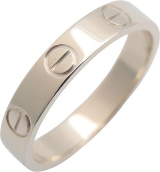 Cartier White Gold White Gold (18K) Band Ring (Pre-Owned)