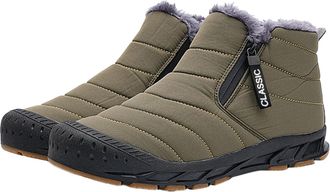 Generic Plush Warm Cotton Shoes Wear and Anti Boots Five Finger Cotton Shoes Outdoor Sports Shoes Mens and Womens Hiking Shoes Sneaker Shoe Laces for Men (Gre