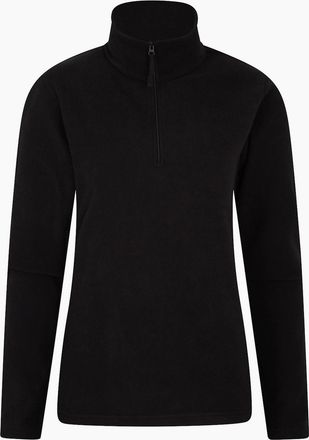 Mountain Warehouse Womens Mountain Warehouse Womens/Ladies Camber II Fleece Top - Black - Size: 18/20