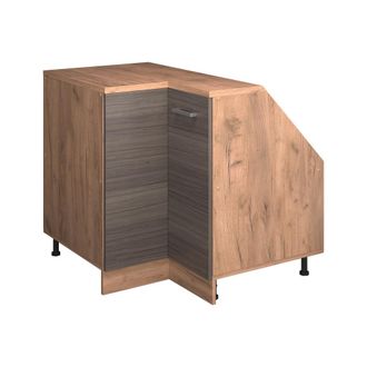 Vicco Armario Para Techo Inclinado Armario De Esquina Rion, Gris Noble, 75.6 X 81.6 Cm Con 1 Puerta, Carcasa Del Armario 60 Cm De Profundidad, Vicco