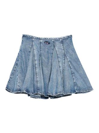 Diesel Pleated Details Mini Skirt