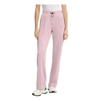 Plein Sport Fitness, Dames, Roze, M, Polyester, Tracksuit Broek Losse Pasvorm