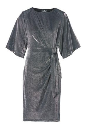 Mart Visser Milan Metallic Jurk Zilver