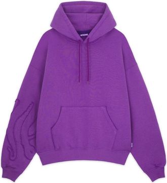 Octopus Katoenen Breigoed en Sweaters - Heren - Hoodies - Paars - XL - Katoen - Hoodies & sweatvesten
