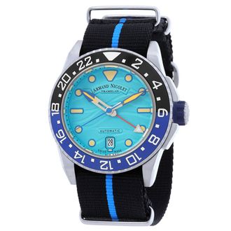 Armand Nicolet JSH Automatic Batman Bezel Mens Watch A486RGU-TF-BN24480AANU