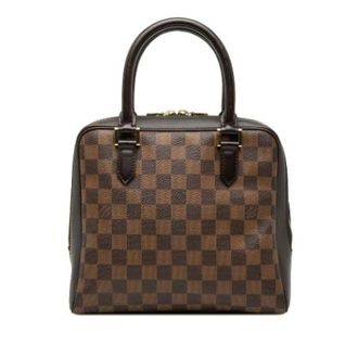 Louis Vuitton Pre-owned Brera Handtas - Dames - Pre-owned - Bruin - Maat: ONE Size Zijde