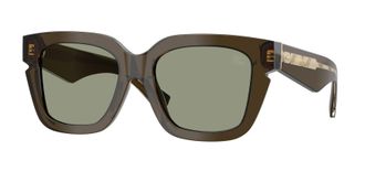 Burberry Green Square Ladies Sunglasses BE4453F 3010/2 54