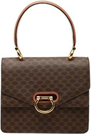 Celine Pre-owned Handbags, female, Brown, Size: ONE SIZE Pre-owned Vintage Handbag
