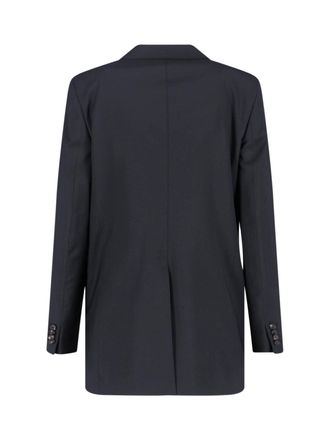 Tagliatore Double-Breasted Virgin Wool Blazer - Navy