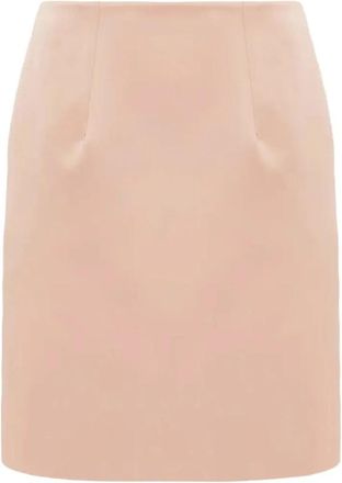 Chlo&eacute; Mini Kokerrok - Dames - Korte rokken - Roze - XS - Leer - Rokken