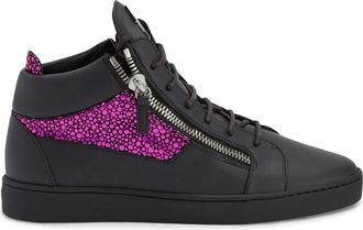 Giuseppe Zanotti Sneakers Kriss in pelle - Nero