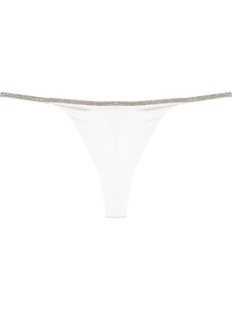 NU&Eacute; Tanga con decorazione - Bianco