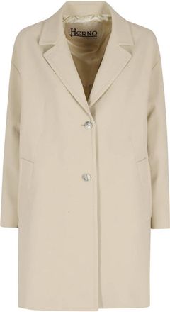 Herno Lange Jas - Dames - Mantel - Beige - M - Jassen