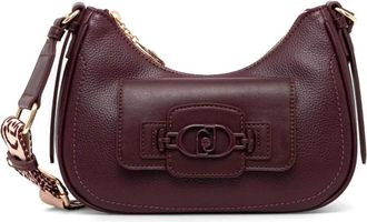 Liu Jo Bordeaux Schoudertas Stijlvol Model - Dames - Schoudertassen - Bruin - ONE Size - Leer - Tassen