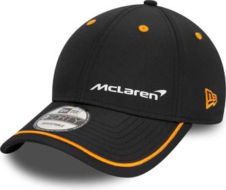 New Era 9Forty Strapback Cap - Piping McLaren Racing Black