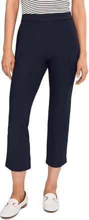 Eileen Fisher Petite Washable Stretch Crepe Ankle Kick Pant Womens Clothing Ink : PL (14P-16P) 26, Elastane/Polyamide/Viscose