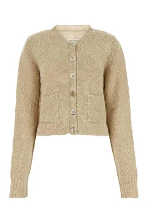 Maison Margiela Beige Hemp Cardigan