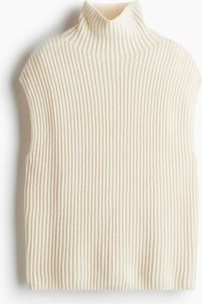 H&M Rollkragenpullunder aus Wollmix - Beige