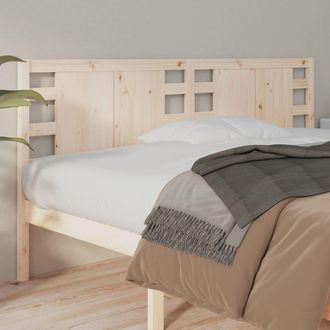 vidaXL Cabecero Madera Maciza De Pino 141x4x100 Cm Vidaxl