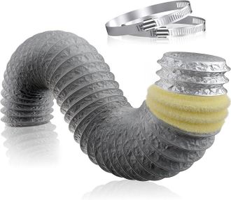 OEM Condotto Di Scarico Aria Hon&guan In Pvc E Alluminio - Isolamento Termico E Acustico - Tubo Di Ventilazione Flessibile Da 150 Mm - Per Aria Condiziona