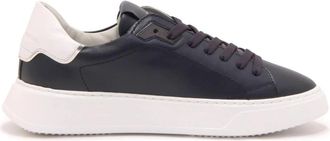 Philippe Model Temple Low Veau Blue Sneakers - Heren - Sneakers - Blauw - 40 EU - Leer - Schoenen