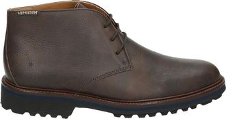Mephisto Bruine Casual Leren Schoenen - Heren - Veterlaarzen - Bruin - 41 EU - Leer - Schoenen