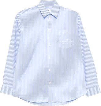 Sporty & Rich Striped Embroidered Shirt