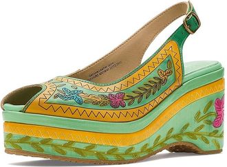 L'Artiste by Spring Step Artdevivre Womens Dress Sandals Mint Green : EU 42 (US Womens 10.5-11) M, Leather