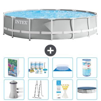 Intex Piscina Prism Frame Redonda - 457x107 Cm - 9-piezas S556
