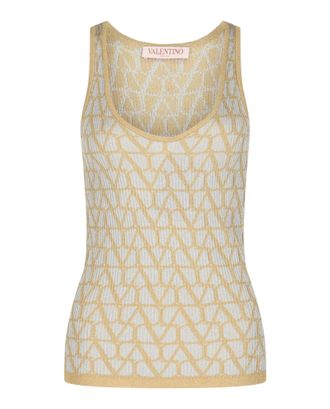 Valentino Toile Iconographe Jacquard Tank Top