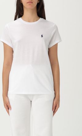 Polo Ralph Lauren T-shirt in cotone con logo ricamato Polo Ralph Lauren