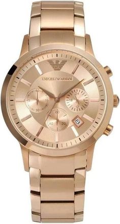 Emporio Armani Accessoires, Heren, Roze, ONE Size, Renato Groot Horloge