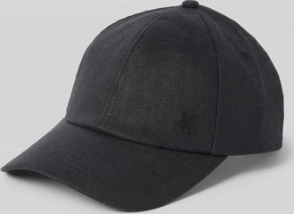 Marc O'Polo Basecap aus reinem Leinen in Black, Größe 1