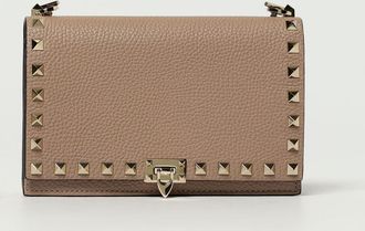 Valentino Garavani Borsa Rockstud Valentino Garavani in pelle a grana