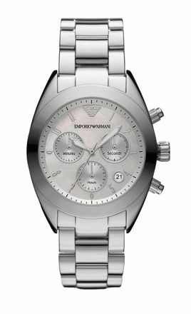 Emporio Armani Dameshorloge Kwarts Zilver