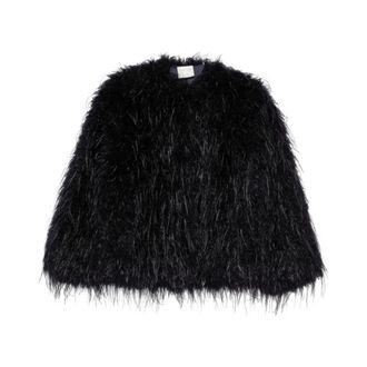 Forte_Forte Ecofur Blouson Jacket - female - Forte Forte - Faux Fur & Shearling Jackets - Blue - XS - Jackets
